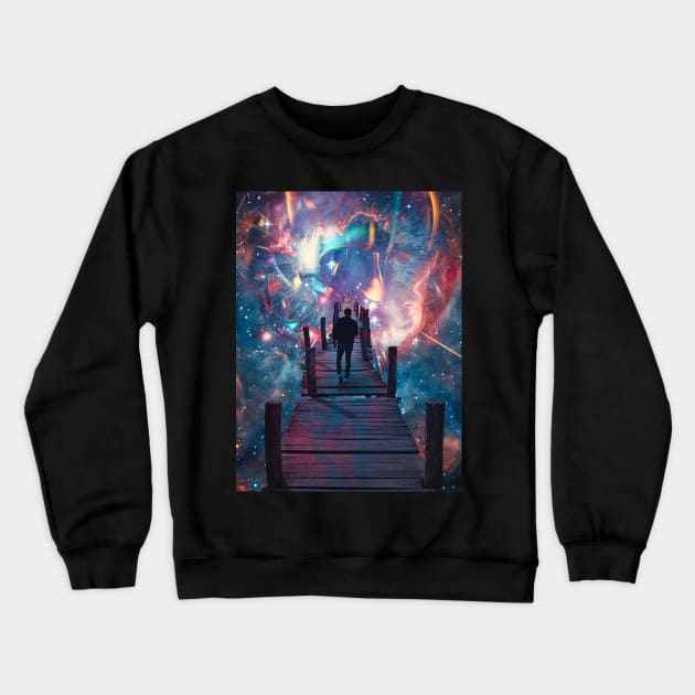 Astral Realm Crewneck Sweatshirt by Marischa Becker